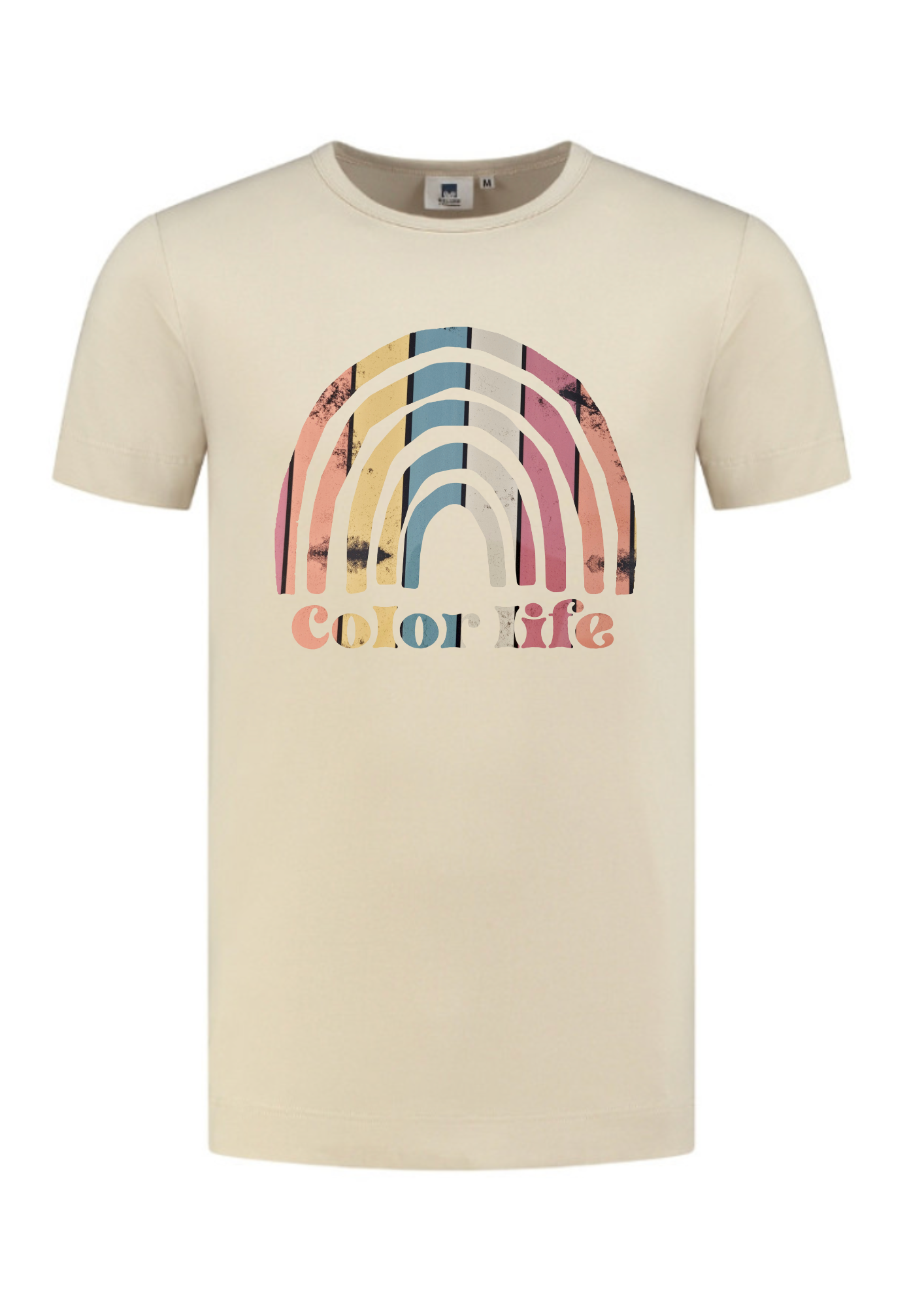 Heren SHIRT "RAINBOW COLOR LIFE"