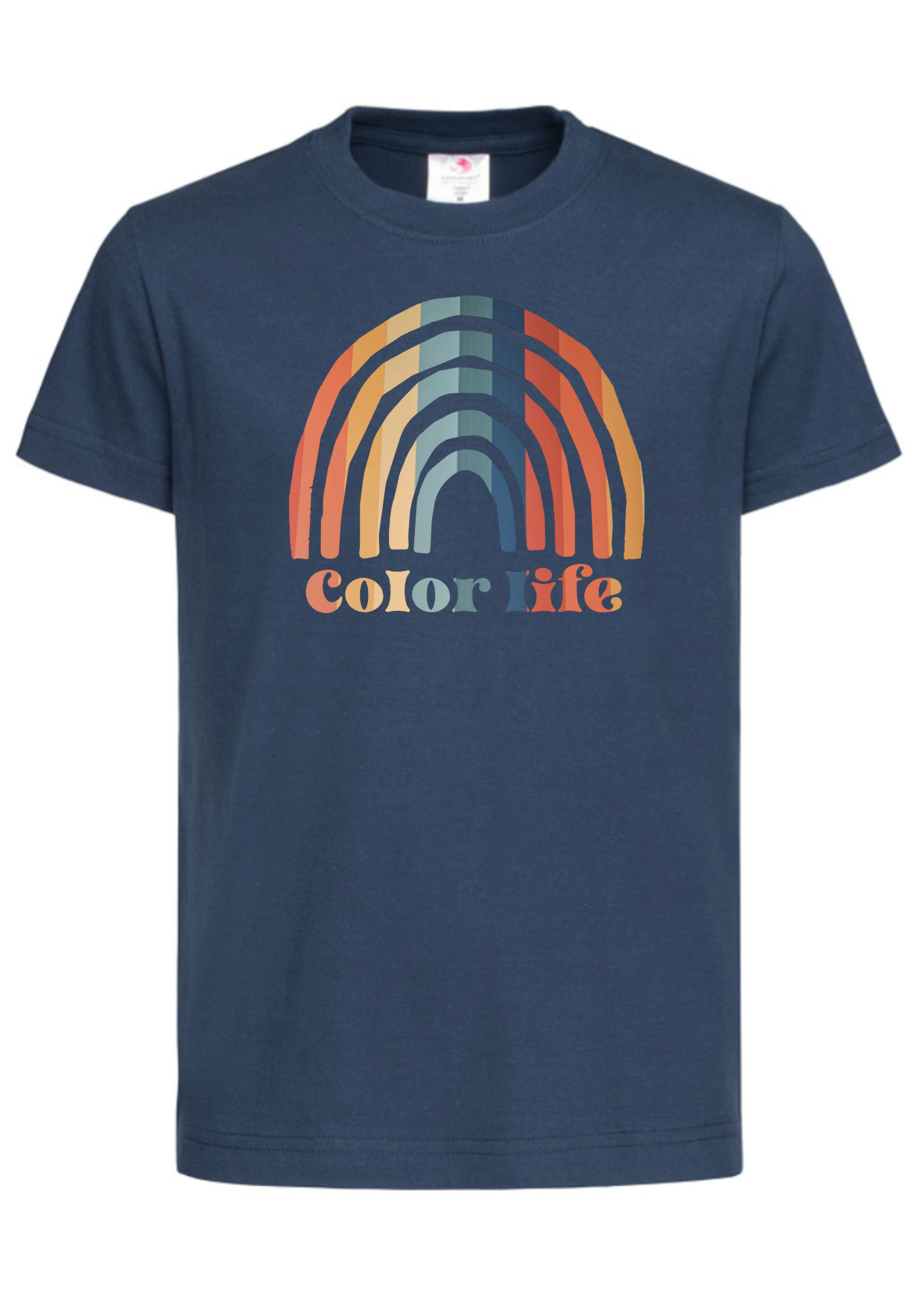 Heren SHIRT "RAINBOW COLOR LIFE"
