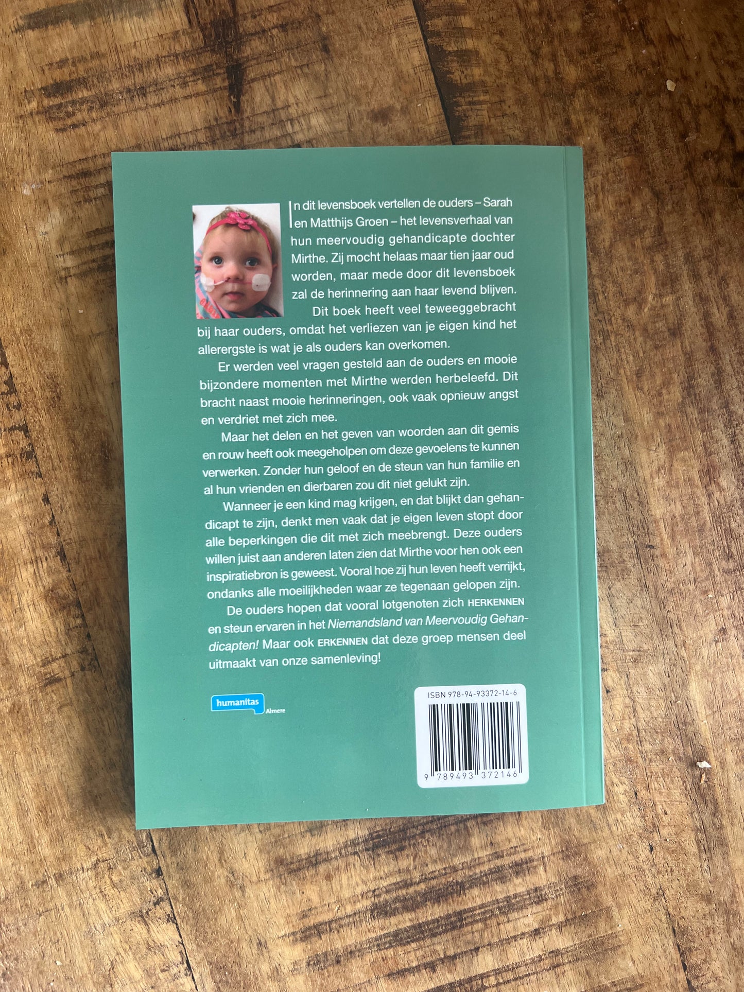 Boek "Mirthe, zij kleurde ons leven