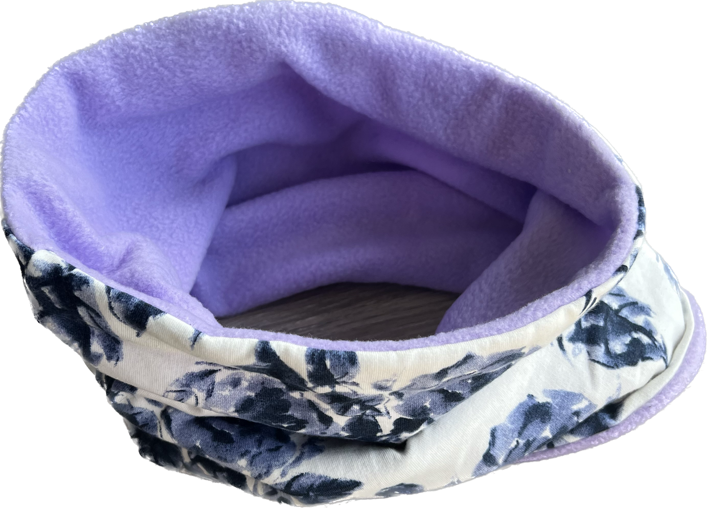 colsjaal Delftsblauwe bloemen