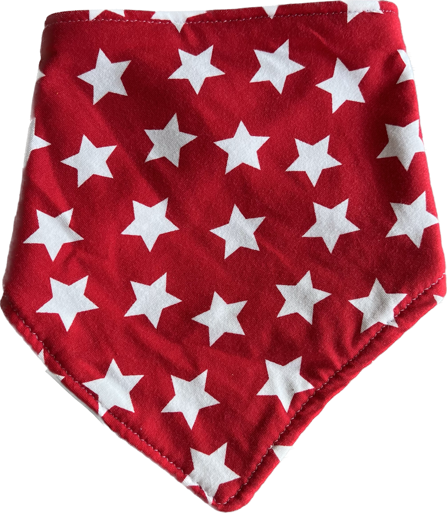 colsjaal rood met witte sterren