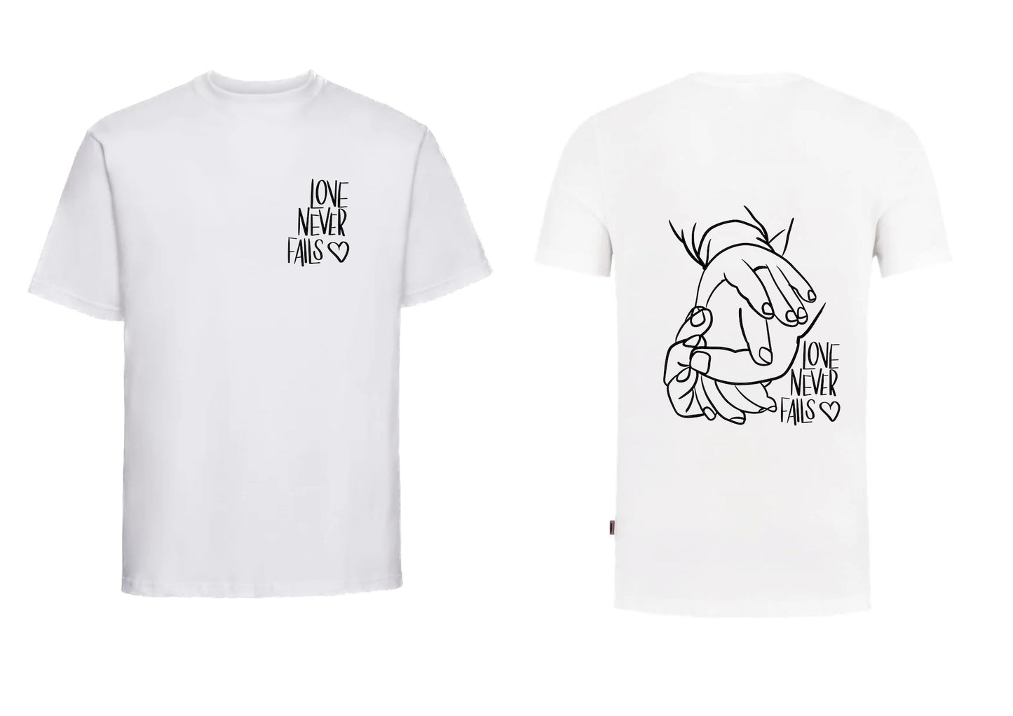 KINDER t-shirt "Love never fails"