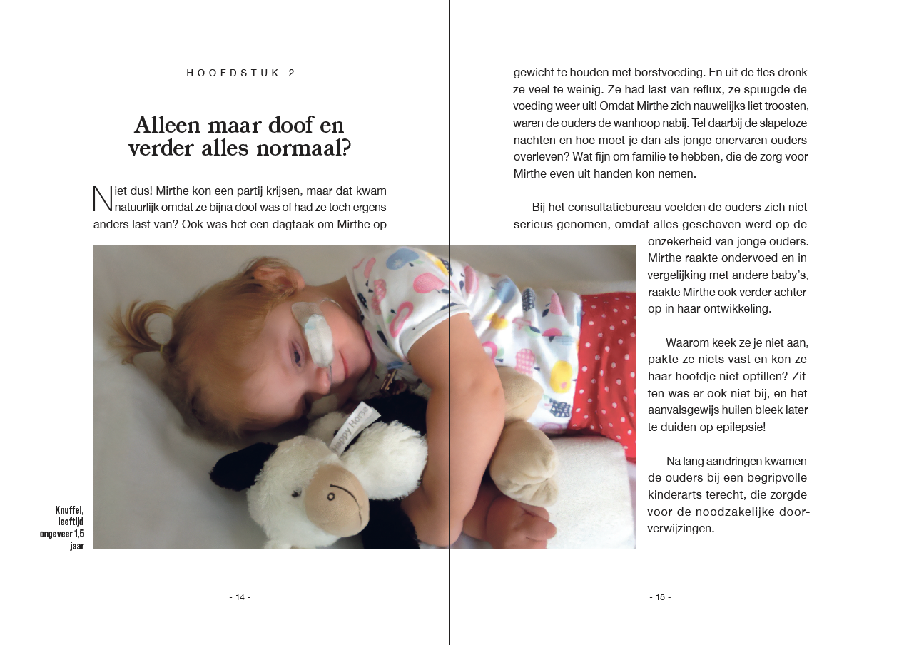 Boek "Mirthe, zij kleurde ons leven