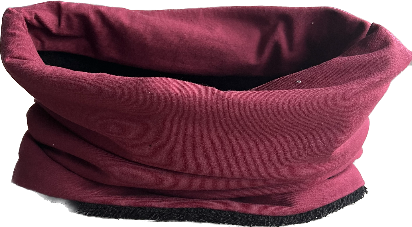 colsjaal bordeauxrood