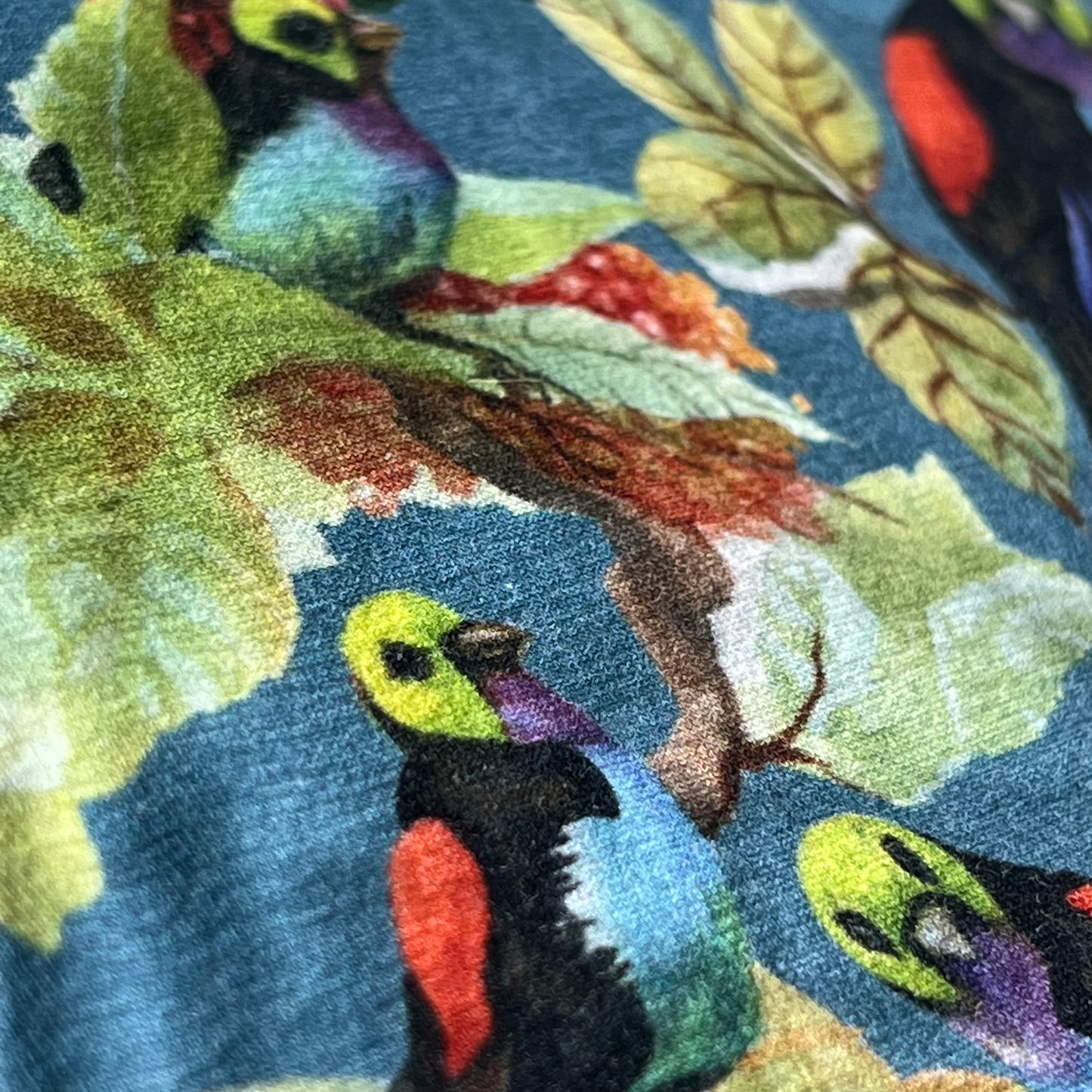 Sjaal SALES Middenblauw birds