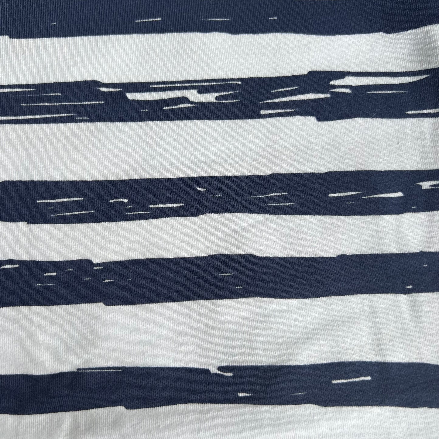 Sjaal wit blauw gestreept