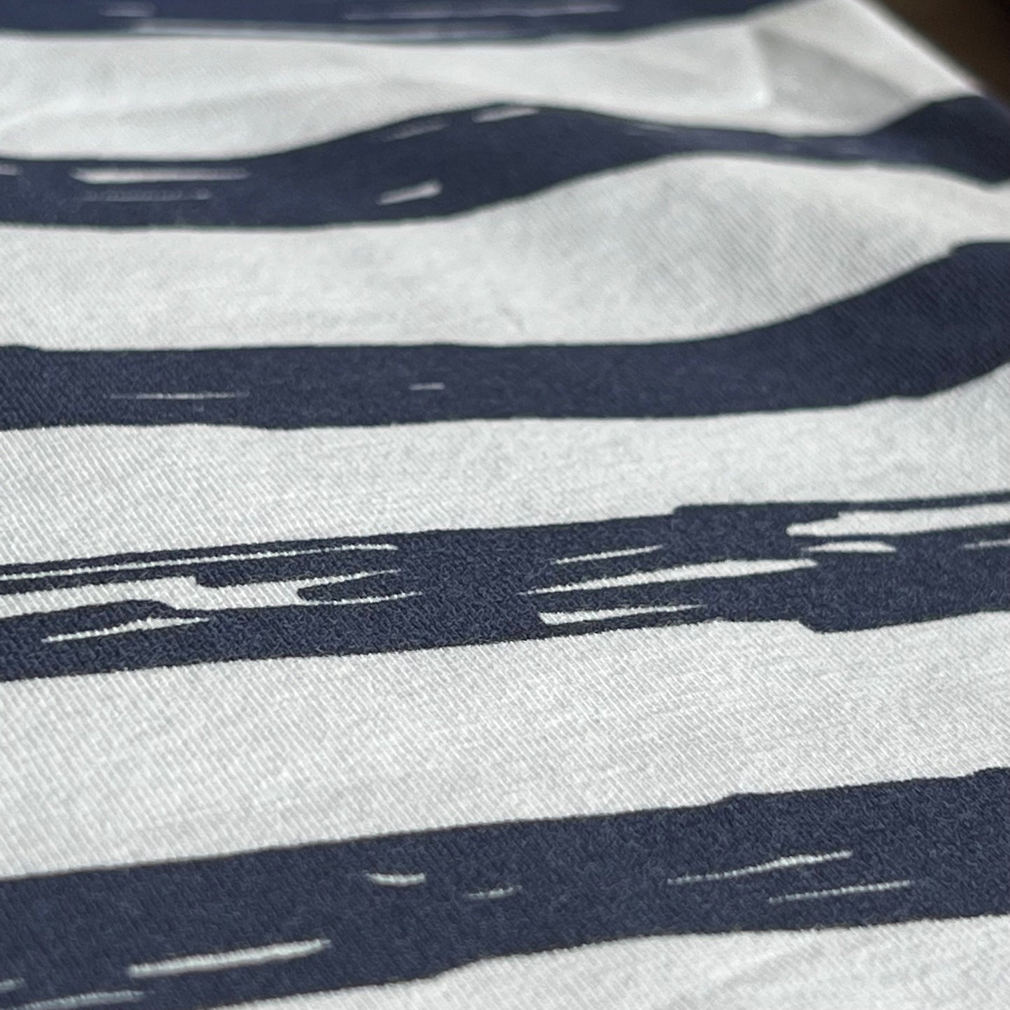 colsjaal wit blauw gestreept