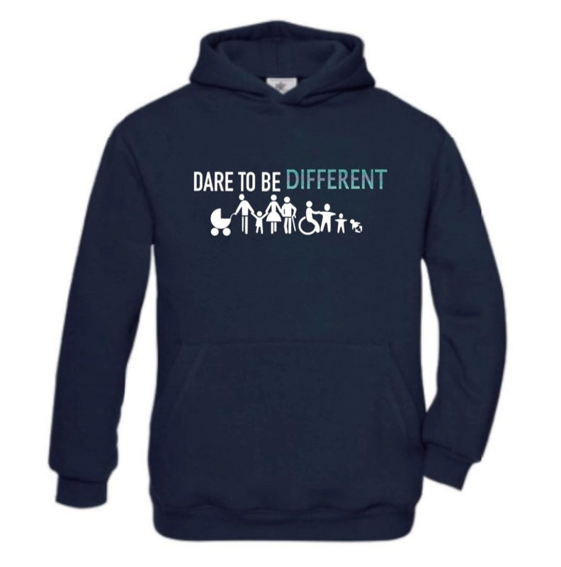 VOLWASSEN trui "Dare to be different"