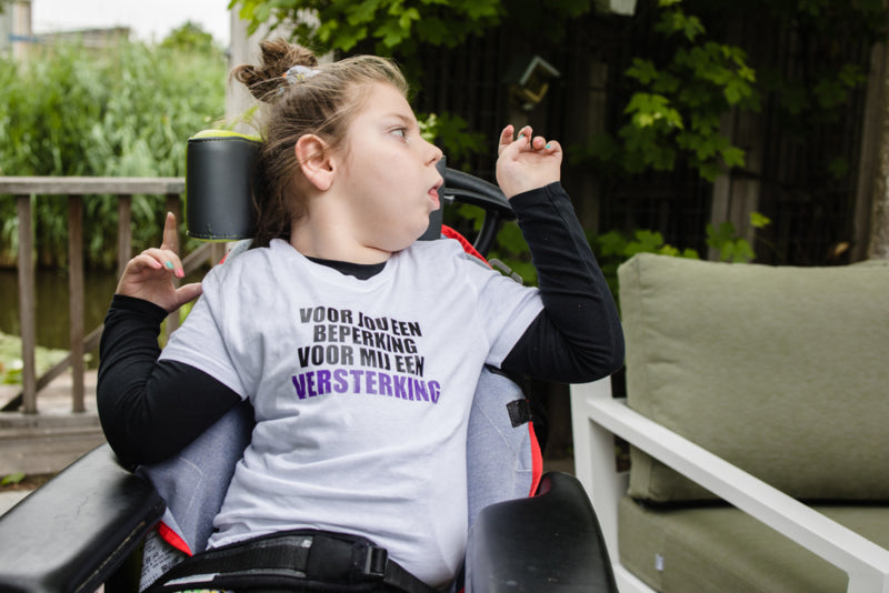 BABY t-shirt "Beperking is versterking"