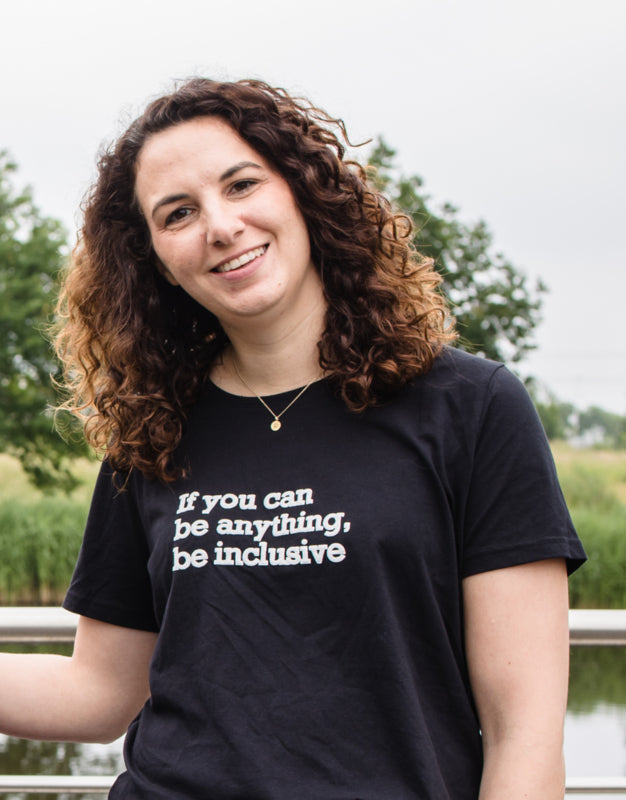 DAMES t-shirt "Be inclusive"