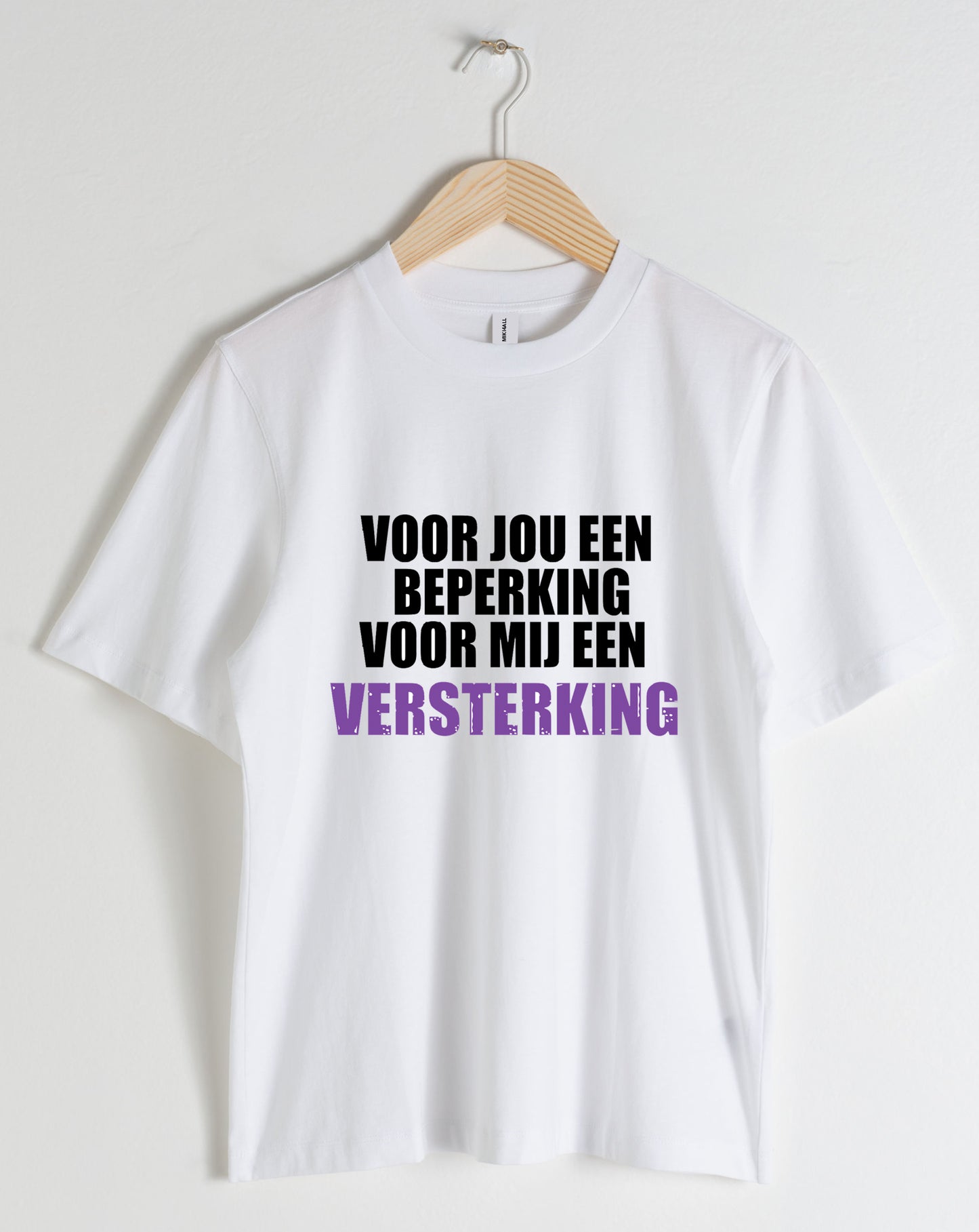 BABY t-shirt "Beperking is versterking"