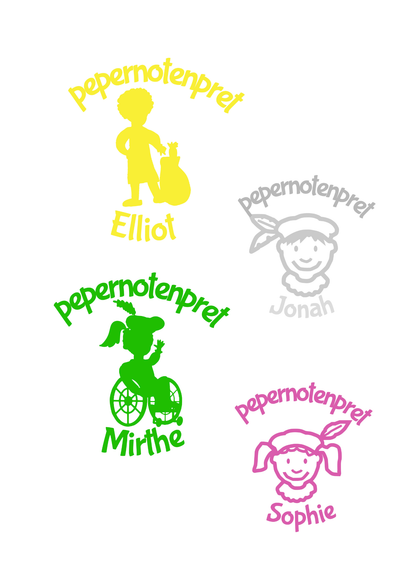 Pepernotenpret zakje met veel opties