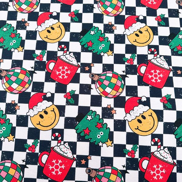 Kerstsjaal "Retro X-MAS"