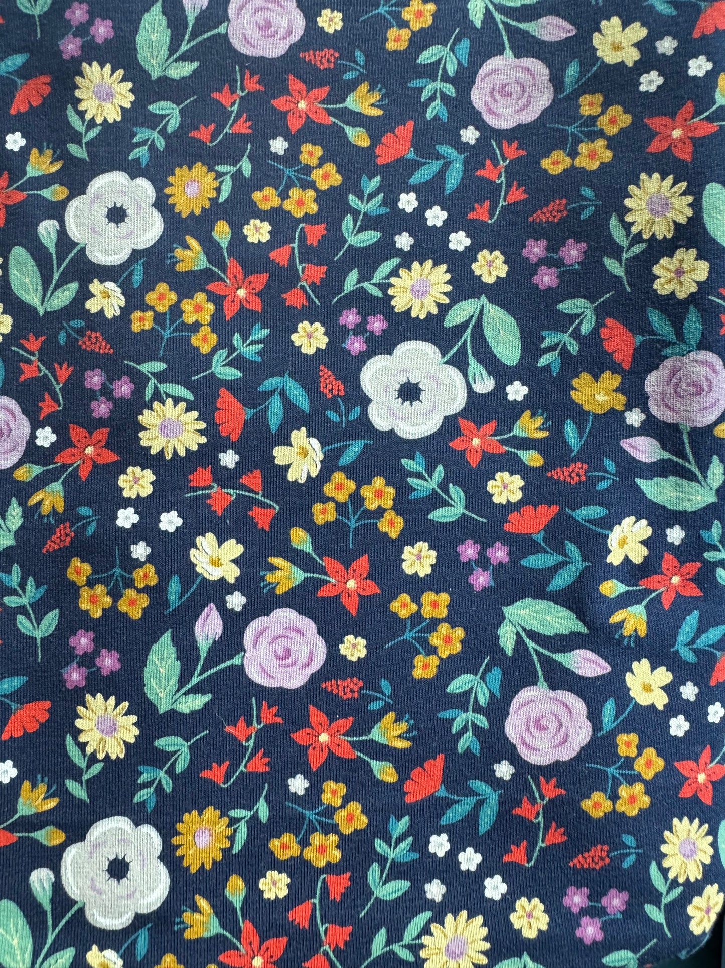 SJAAL Donkerblauwe flower power