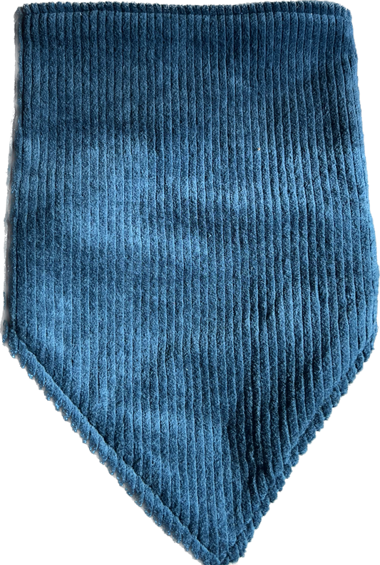 Sjaal Rib Petrol blauw