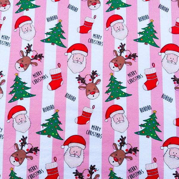 Kerstsjaal "Pink Christmas"