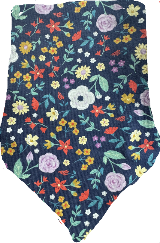 SJAAL Donkerblauwe flower power