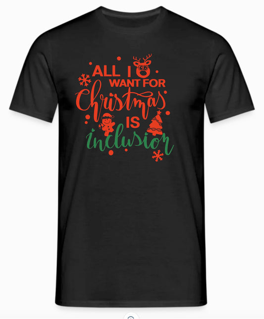 KERSTShirt 'All I need is inclusion'