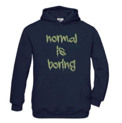 KINDER trui "Normal is boring"