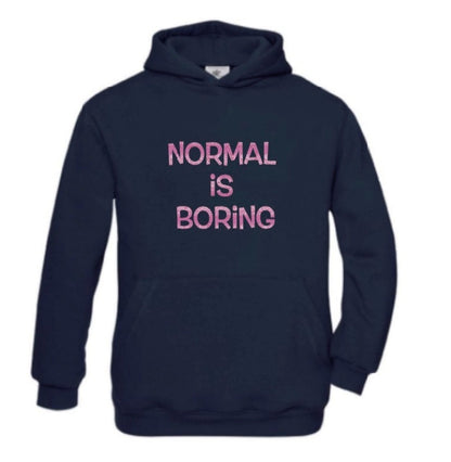 KINDER trui "Normal is boring"
