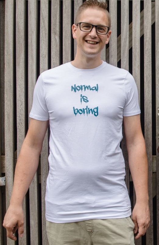 DAMES t-shirt "Normal is boring"