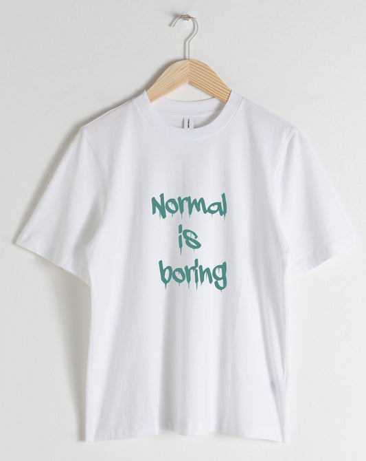 HEREN t-shirt "Normal is boring"