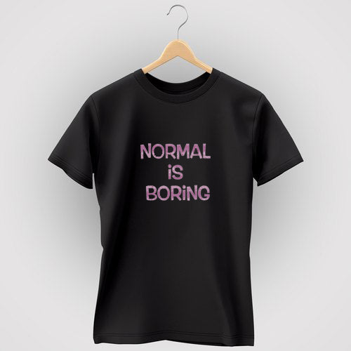 HEREN t-shirt "Normal is boring"